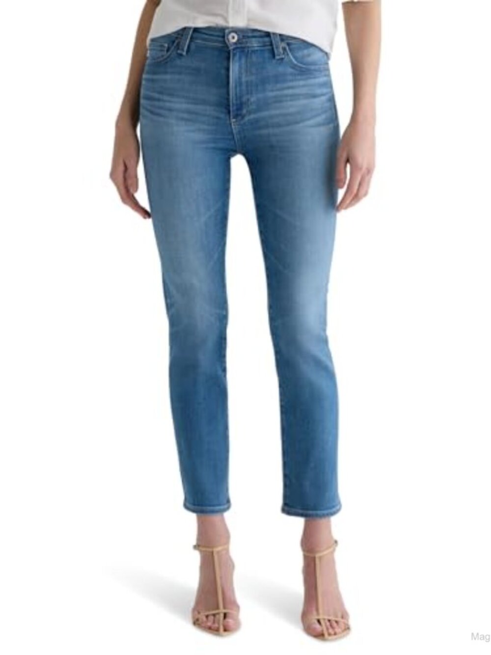 AG Prima Low Rise Cigarette Ankle Jeans Slim Fit Stretch Denim